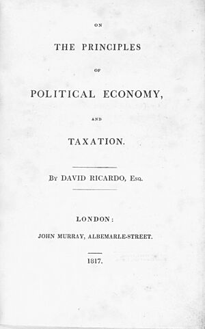 Archivo:David Ricardo - On the principles of political economy and taxation (1817, title)