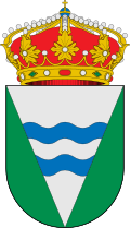 Representación heráldica del escudo de Valverde de los Arroyos
