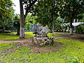 Escultura en zoológico de Tizimín