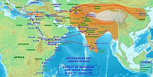 Archivo:ExtentOfBuddhismAndTrade