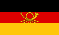 Flag of German post (East Germany)