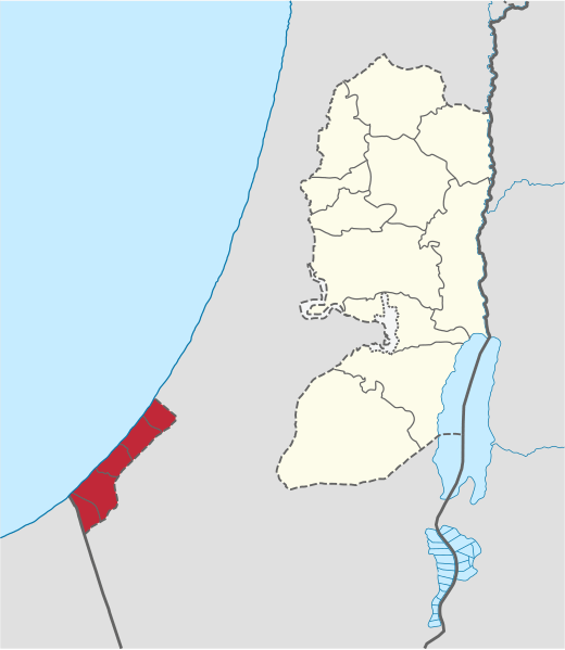 Gaza Strip in Palestine