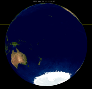 Archivo:Lunar eclipse from moon-2021May26