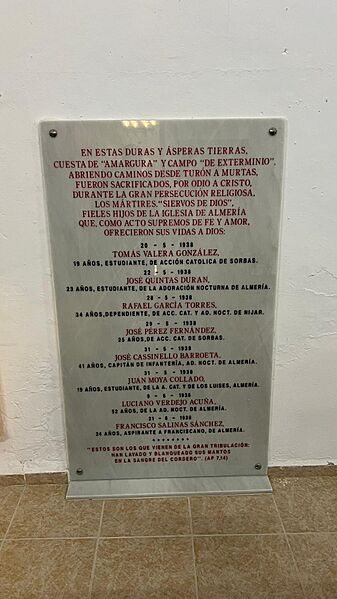 Mártires seglares de Turón (Granada)