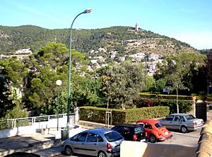Archivo:Mallorca - La Sierra de Na Burguesa en Palma vista desde Villa Argentina - panoramio