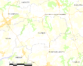 Map commune FR insee code 29159