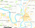 Map commune FR insee code 33174