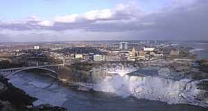 Archivo:Niagara Falls, New York from Skylon Tower