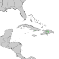 Pinus occidentalis range map 1