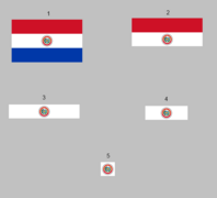 Procedimiento para doblar la bandera paraguaya