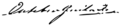 Signature of Eusebio Guilarte Mole (1805-1849)