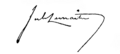 Signature of Jules Lemaître
