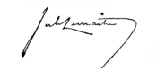 Signature of Jules Lemaître.png