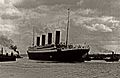 Titanic coming out Southampton
