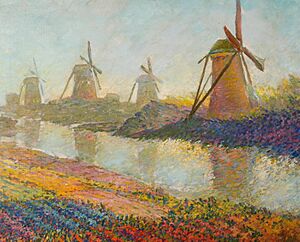 Archivo:Windmills by Maxime Maufra, oil on canvas