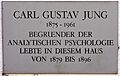 Wohnhaus von Carl Gustav Jung in Basel-Kleinhüningen, Tafel
