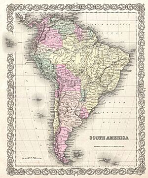 Archivo:1855 Colton Map of South America - Geographicus - SouthAmerica-colton-1855