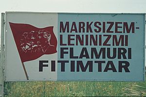 Archivo:Albanian Poster in 1978