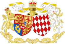 Armoiries de Caroline de Monaco princesse de Hanovre.svg