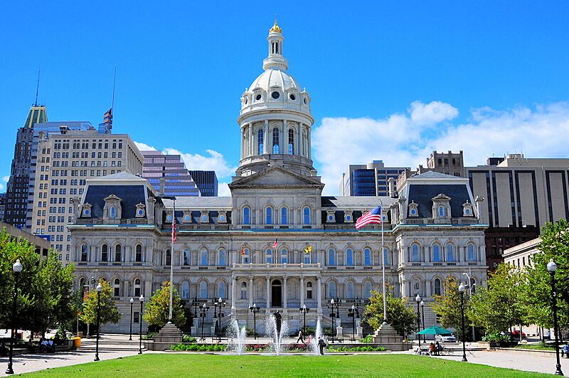 Baltimore City Hall crop