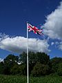 Bickleigh , Bickleigh Maize Maze - Flagpole - geograph.org.uk - 1223767