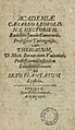 Camerarius, Rudolf Jakob – De sexu plantarum, 1694 – BEIC 11856403