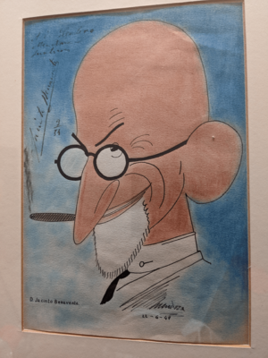 Archivo:Caricatura de Jacinto Benavente