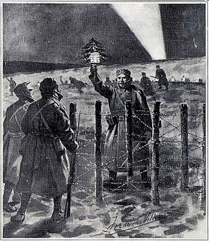 Archivo:Christmas Truce by Frederic Villiers