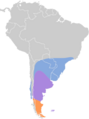 Coscoroba coscoroba map
