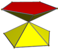 Crossed pentagonal prism