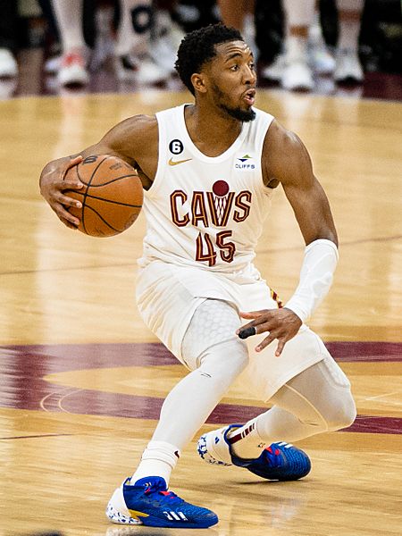 Donovan Mitchell Cavs Playoffs (cropped)