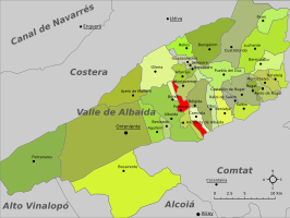 El Palomar-Mapa del Valle de Albaida.svg