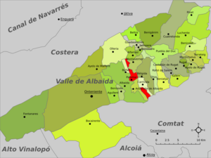 Archivo:El Palomar-Mapa del Valle de Albaida