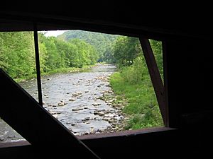 Archivo:Forksville Covered Bridge Window