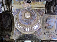 Genova, san luca, int., affreschi di domenico e paolo gerolamo piola, 1695, 02