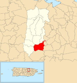 Guaraguao Arriba, Bayamón, Puerto Rico locator map.png