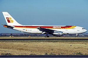 Archivo:Iberia Airbus A300 Bidini