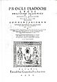 In primum Euclidis elementorum librum 01