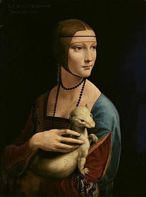 Lady with an Ermine - Leonardo da Vinci (adjusted levels).jpg