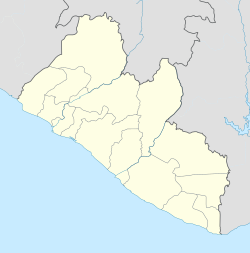 Monrovia ubicada en Liberia