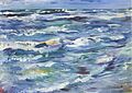 Lovis Corinth Meer bei La Spezia 1914