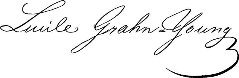 Lucile Grahn-Young signature