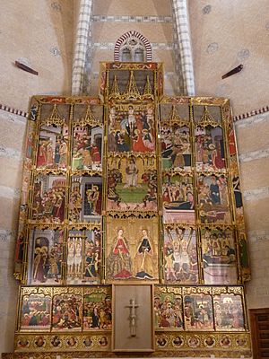 Archivo:Maluenda - Iglesia de Santa Justa y Santa Rufina - Retablo de mayor