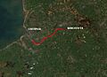 Manchester Ship Canal Landsat