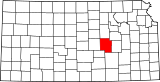 Map of Kansas highlighting Marion County.svg