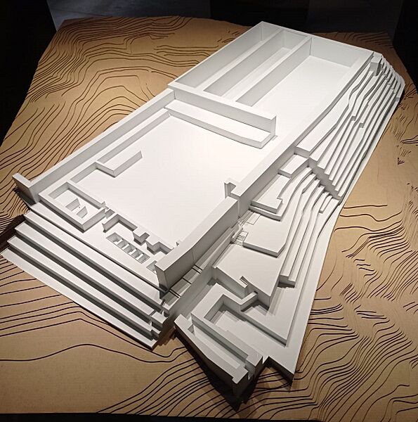 Maqueta del museo de Pachacamac