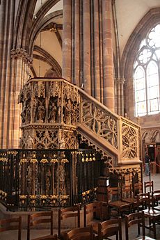 Archivo:Pulpit of Notre-Dame de Strasbourg