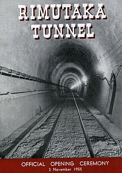 Rimutaka Tunnel Opening Ceremony, 3 November 1955 (10469156015).jpg