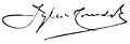 Signatura de Josep Maria Corredor