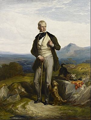 Archivo:Sir William Allan - Sir Walter Scott, 1771 - 1832. Novelist and poet - Google Art Project